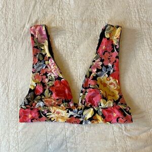 Billabong Wide Strap Floral Bikini Top